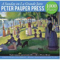 1000 Piece Jigsaw Puzzle: A Sunday On La Grande Jatte by Peter Pauper Press