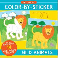 Peter Pauper Press My First Color-by-Sticker Book Wild Animals 339485