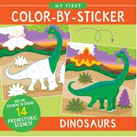 Peter Pauper Press My First Color-by-Sticker Book Dinosaurs 339508