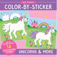 Peter Pauper Press My First Color-by-Sticker Book Unicorns & More 339515