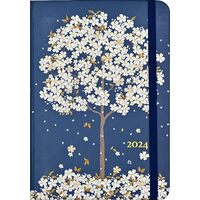 2024 Diary Falling Blossoms 13x18cm Week to View, Peter Pauper Press 340016