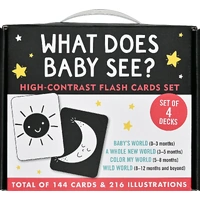 Peter Pauper Press Flash Cards - What Does Baby See, 340061