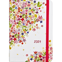 2024 Diary Floral Daydream 13x18cm Week to View, Peter Pauper Press 340368