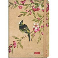 2024 Diary Peach Blossoms 13x18cm Week to View, Peter Pauper Press 340443