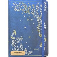 2027 16-Month Planner Peter Pauper Press Gilded Branch Compact Week to View, 347398