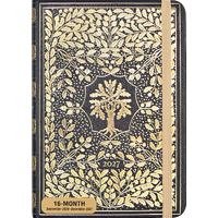 2027 16-Month Planner Peter Pauper Press Gilded Tree of Life Compact Week to View, 347404