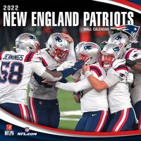 2022 Calendar NFL New England Patriots Square Wall by Turner L85952
