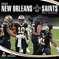 2022 Calendar NFL New Orleans Saints Square Wall by Turner L85969