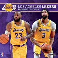 2022 Calendar NBA Los Angeles Lakers Square Wall by Turner L86805
