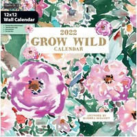 2022 Calendar Grow Wild Square Wall by Wells St L18124
