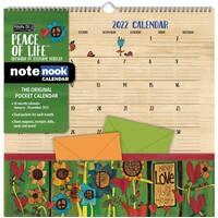 2022 Calendar Peace Of Life Note Nook by Wells St L18391
