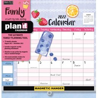 2022 Calendar Family Plan-It by Wells St L18636