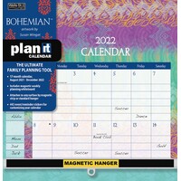 2022 Calendar Bohemian Plan-It by Wells St L21834