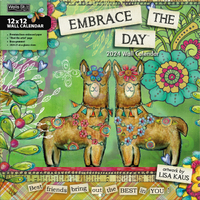 2024 Calendar Embrace The Day Square Wall by Lisa Kaus, Wells St by Lang L28208