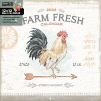2024 Calendar Farm Fresh Square Wall by Chad Barrett, Wells St by Lang L28215