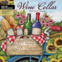 2024 Calendar Wine Cellar Square Wall by Susan Winget, Wells St by Lang L28338