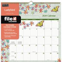 2024 Calendar Ladybird by Tim Coffey File-It Square Wall Wells St by Lang L30133