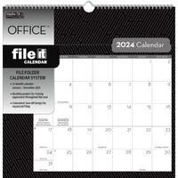 2024 Calendar Office File-It Square Wall, Wells St. by Lang L30140