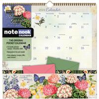 2024 Calendar Botanical Gardens by Barbara Anderson Note Nook Square Wall WSBL