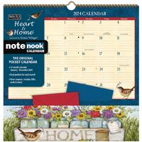 2024 Calendar Heart & Home by Susan Winget Note Nook Square Wall WSBL L30287