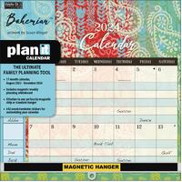 2024 Calendar Bohemian by Susan Winget Plan-It Square Wall, Wells St. by Lang