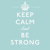 2022 Calendar Keep Calm And Be Strong 16-Month Square Wall, Graphique de France