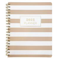 2022 Diary Stripe 18-Month Large Weekly/Monthly Desk Planner GF98868