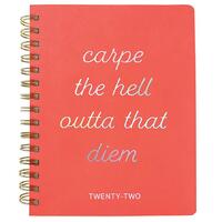 2022 Diary Carpe Diem 18-Month Medium Weekly/Monthly Desk Planner GF98912