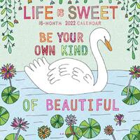 2022 Calendar Life is Sweet 16-Month Square Wall by Graphique de France GF99858