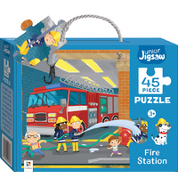 45 Piece Junior Jigsaw Puzzle: Fire Station 