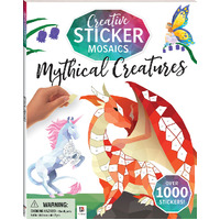 Creative Sticker Mosaics: Mythical Creatures