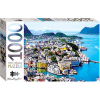 1000 Piece Jigsaw Puzzle:  Alesund, Norway by Mindbogglers