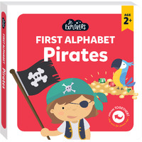 Junior Explorers: First Alphabet Pirates Board Book, Children's Picture Book