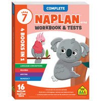 Hinkler School Zone Complete Year 7 NAPLAN-style Workbook & Tests, HST00334