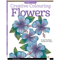 Design Originals Creative Colouring: Flowers, Colouring Book