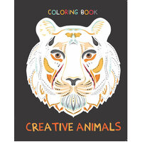 Adult Animal Colouring: Creative Animals, Adult Colouring Book