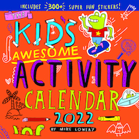 2022 Calendar The Kid's Awesome Activity Square Wall by Workman W12522
