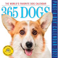2022 Calendar 365 Dogs Page-A-Day Boxed by Workman W12638
