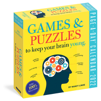 2022 Calendar Games & Puzzles to Keep Your Brain Young Page-A-Day Boxed W13239