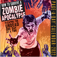2022 Calendar How to Survive a Zombie Apocalypse Page-A-Day Boxed Workman W13857