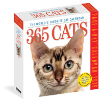 2026 Calendar 365 Cats Page-A-Day Boxed, Workman