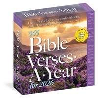 2026 Calendar 365 Bible Verses-A-Year Page-A-Day Boxed, Workman