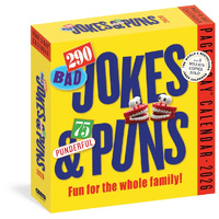 2026 Calendar 290 Bad Jokes & 75 Punderful Puns Page-A-Day Boxed, Workman