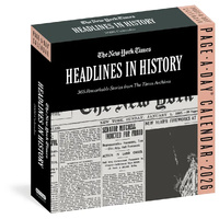 2026 Calendar The New York Times Headlines in History Page-A-Day Boxed, Workman