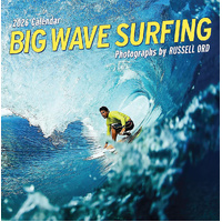 2026 Calendar Big Wave Surfing Square Wall, Workman