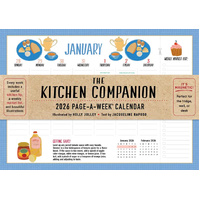2026 Calendar The Kitchen Companion Page-A-Week Magnetic Wall, Workman