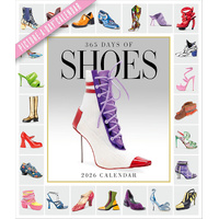 2026 Calendar 365 Days of Shoes Picture-A-Day Vertical Wall, Workman