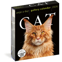 2026 Calendar Cat Page-A-Day Gallery Boxed, Workman