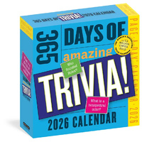 2026 Calendar 365 Days of Amazing Trivia Page-A-Day Boxed, Workman