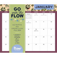 2026 Calendar Go with the Flow Magnetic Wall, Workman